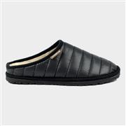 Goodyear Elway Mens Black Quilted Mule Slippers (Click For Details)