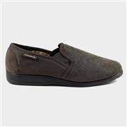 Goodyear Mallory Mens Brown Memory Foam Slippers (Click For Details)