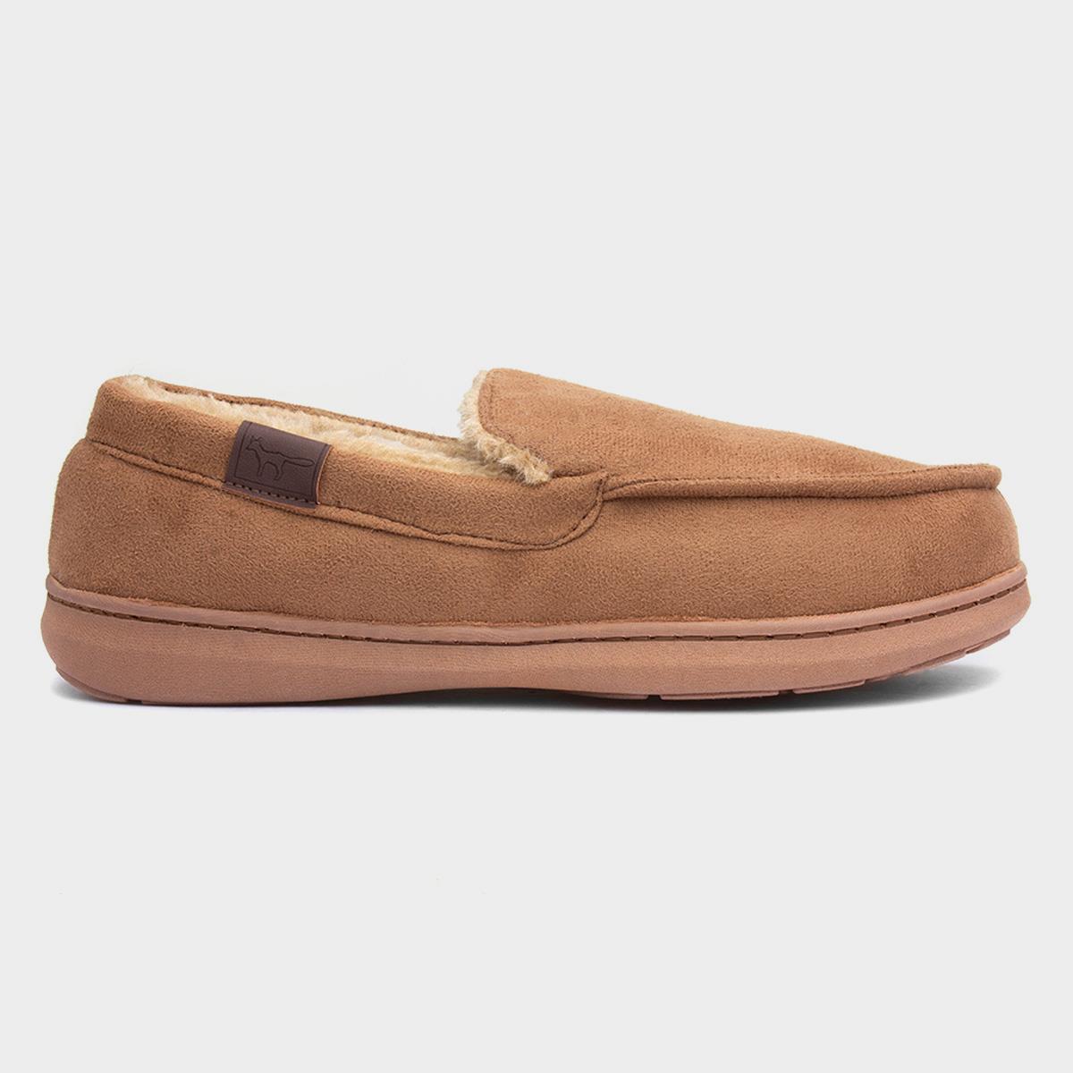Drysdale Mens Tan Moccasin Slipper