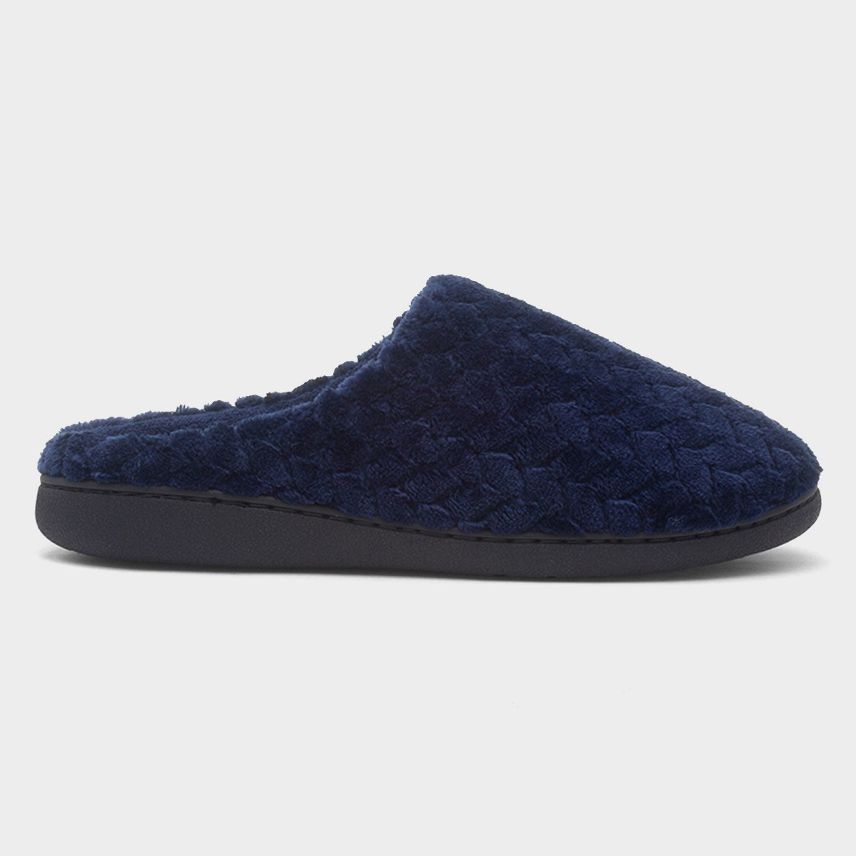 Mens Navy Mule Slipper