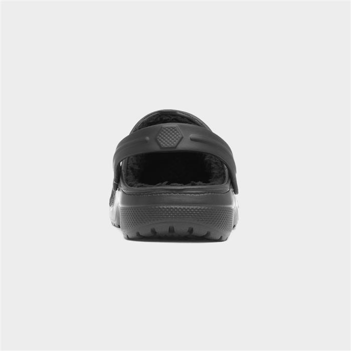 Mens Black Warm Lined EVA Slipper