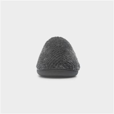 Men's Grey Mule Slippers