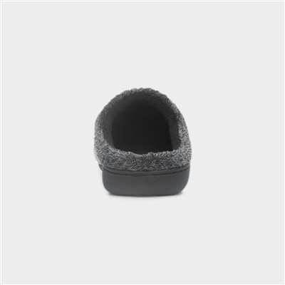 Men's Grey Mule Slippers
