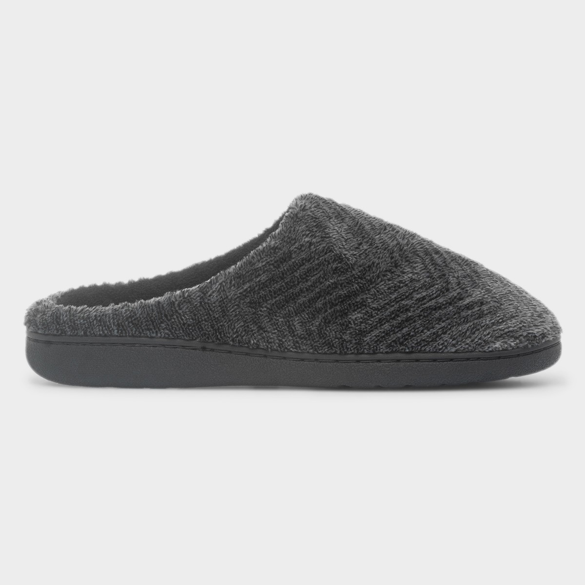Men's Grey Mule Slippers