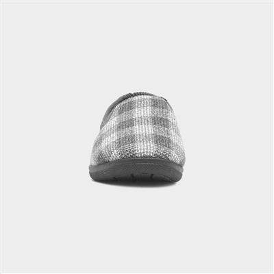 Mens Grey Slipper