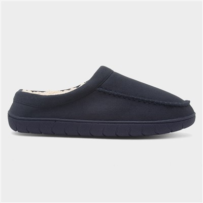 Mens Navy Mules