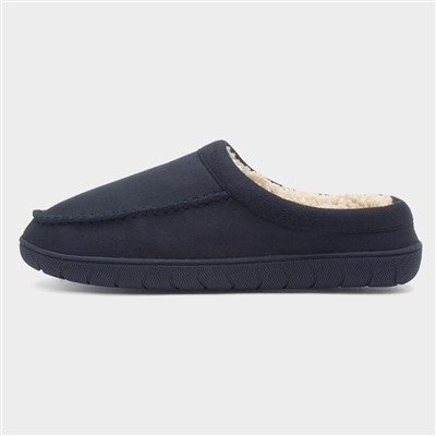 Mens Navy Mules