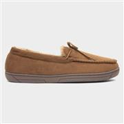 The Slipper Company Mens Tan Warm Lined Moccasin (Click For Details)