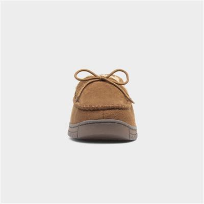 Mens Tan Moccasin