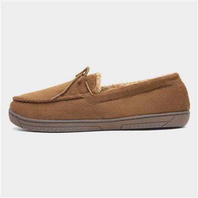 Mens Tan Moccasin