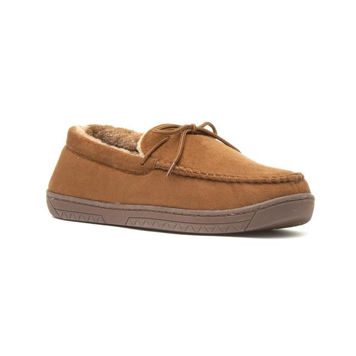 Image of The Slipper Company Mens Tan Slipper