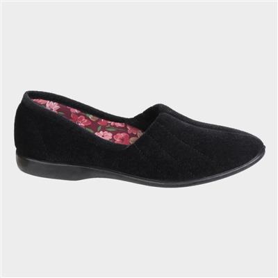 Audrey Womens Black Slipper