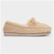 The Slipper Company Womens Beige Bear Moccasin (Click For Details)