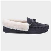 Cotswold Sopworth Womens Grey Moccasin Slipper (Click For Details)