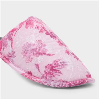 Womens Hawaii Pink Mule Slipper