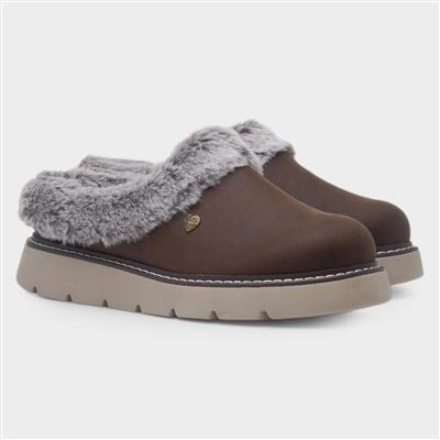 Bobs Keepsakes Lite Womens Brown Slipper