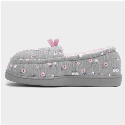 Collette Womens Grey Moccasin
