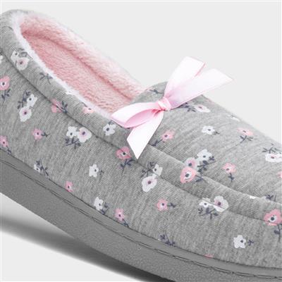 Collette Womens Grey Moccasin