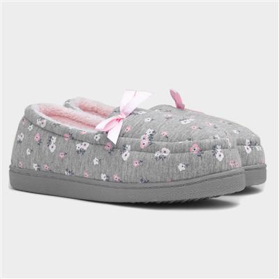 Collette Womens Grey Moccasin