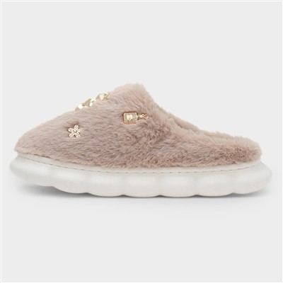 Lulu Womens Mocha Slipper