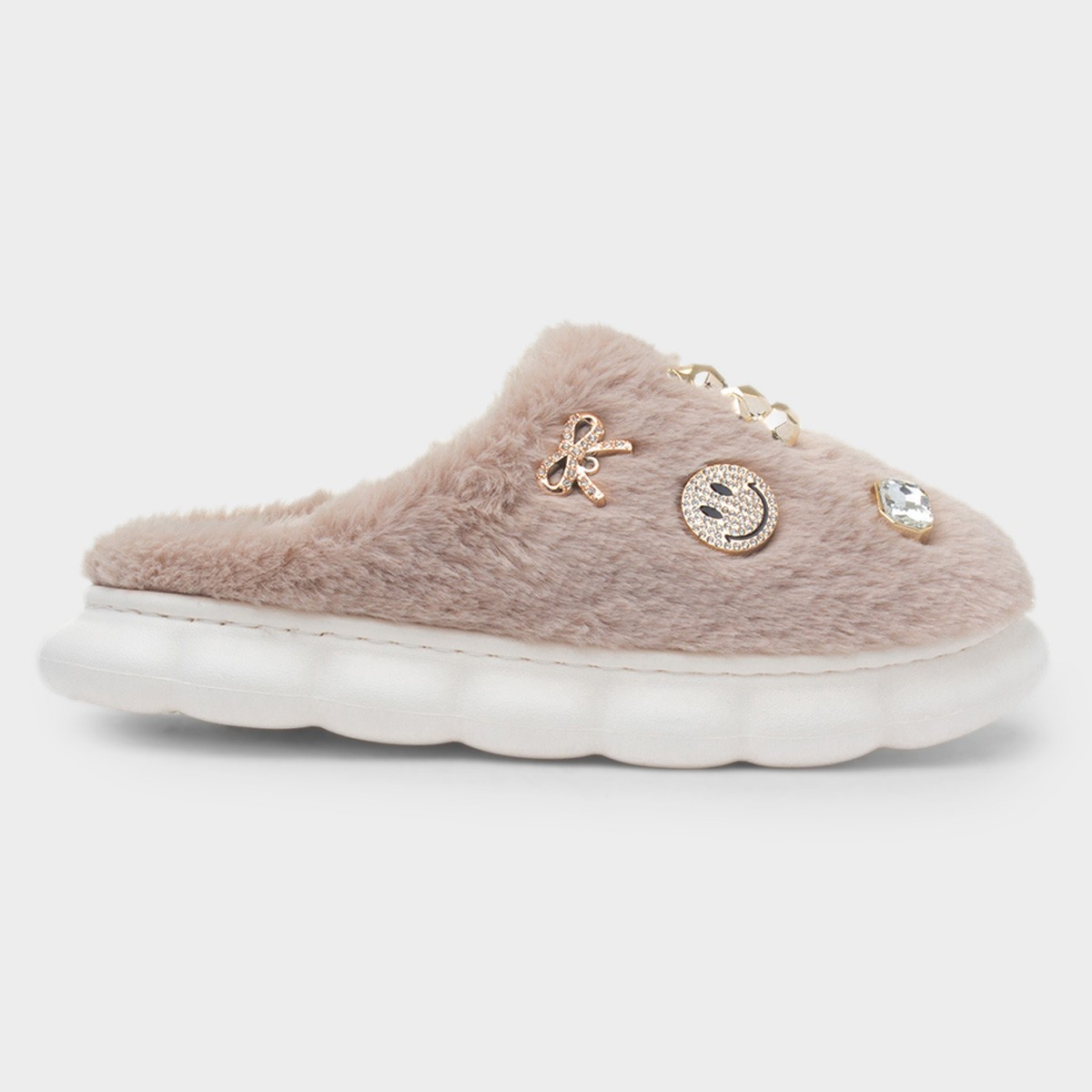 Lulu Womens Mocha Slipper
