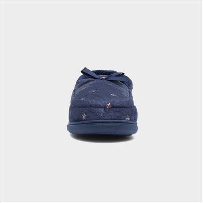 Farah Womens Navy Moccasin