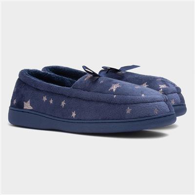 Farah Womens Navy Moccasin