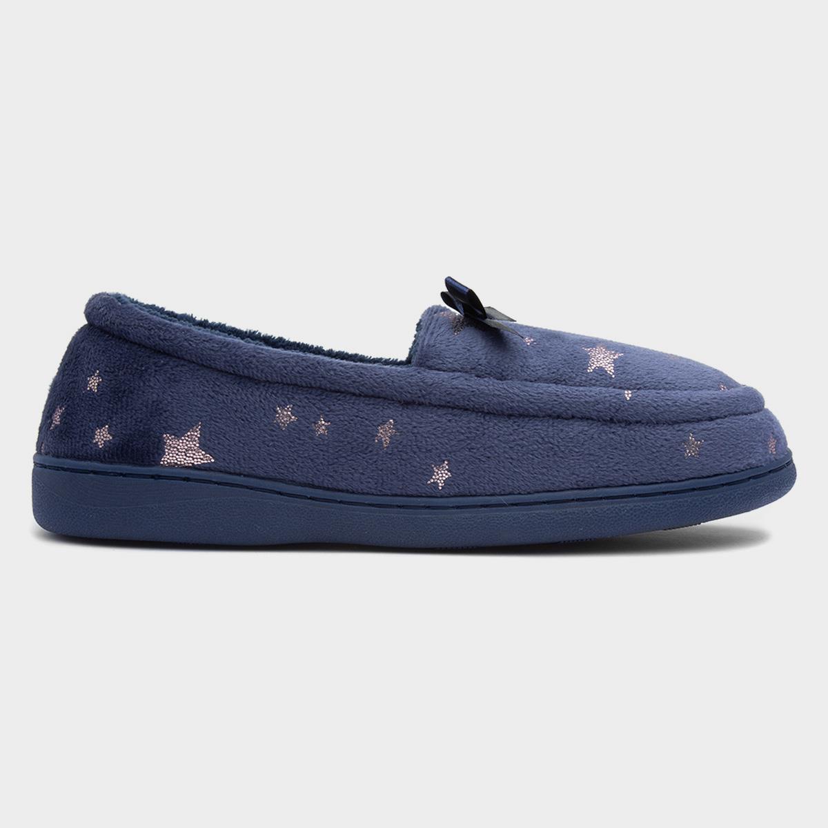 Farah Womens Navy Moccasin