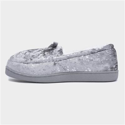 Cerys Womens Grey Moccasin