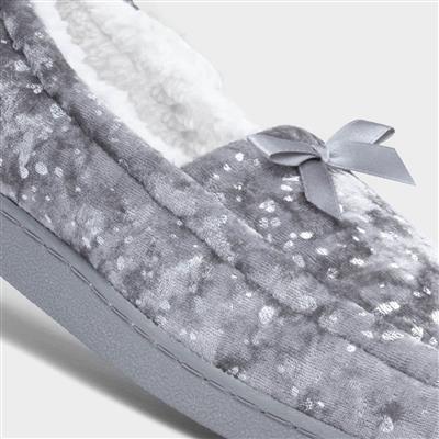 Cerys Womens Grey Moccasin