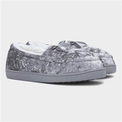 Cerys Womens Grey Moccasin