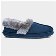 Jo & Joe Avery Womens Navy Ankle Bootie Slipper (Click For Details)