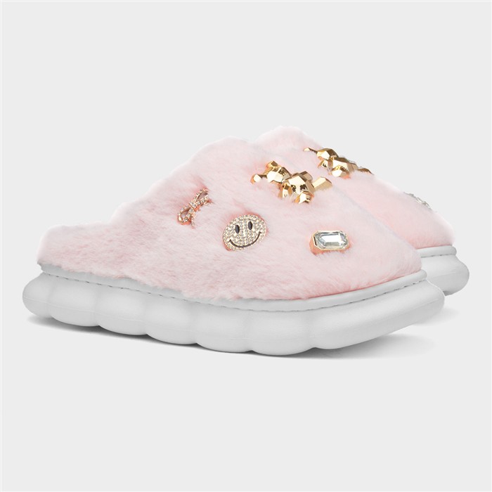 Lulu Womens Pastel Pink Slipper