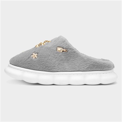 Lulu Womens Grey Slipper