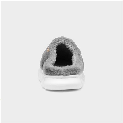 Lulu Womens Grey Slipper