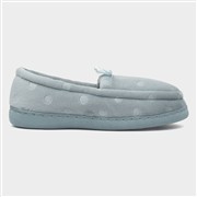 The Slipper Company Leah Womens Aqua Blue Moccasin (Click For Details)