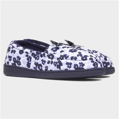 Colette Womens Navy Moccasin
