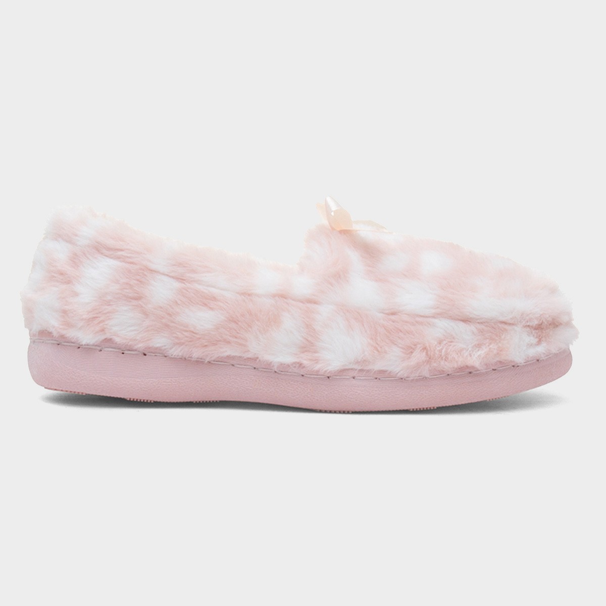 Womens Pink Moccasin