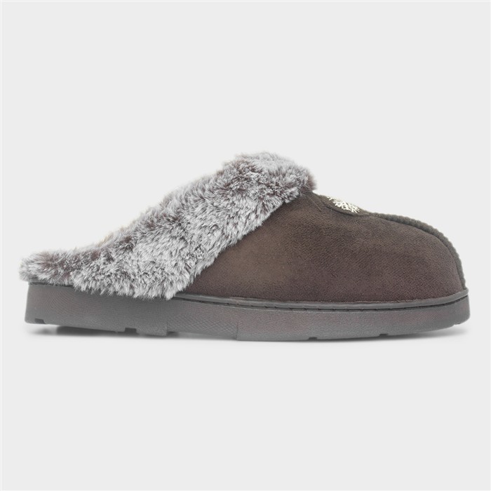 Splendour Womens Chocolate Brown Slipper