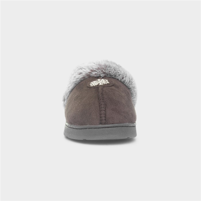 Splendour Womens Chocolate Brown Slipper