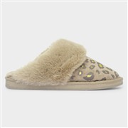 Jo & Joe Mila Womens Brown Leopard Mule Slipper (Click For Details)