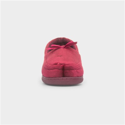 Womens Red Star Moccasin
