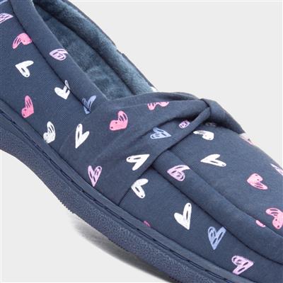 Ranae Womens Blue Moccasin