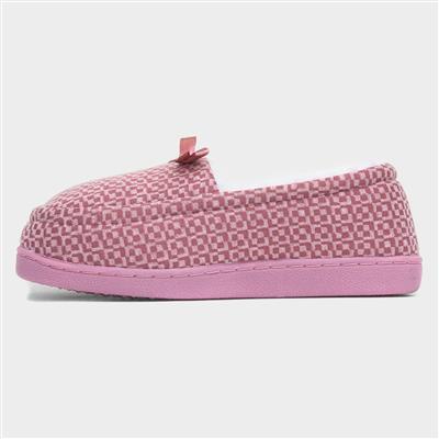 Carmine Womens Pink Moccasin