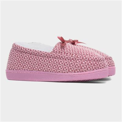 Carmine Womens Pink Moccasin