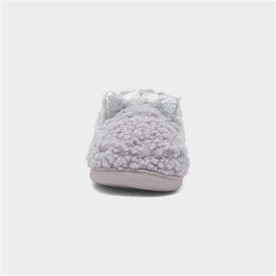 Women's Grey Moccasin