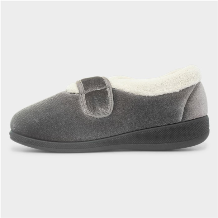 Womens Matalida Mink Wide Fit Slipper
