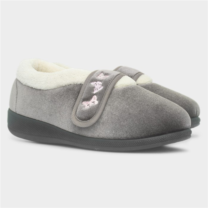 Womens Matalida Mink Wide Fit Slipper