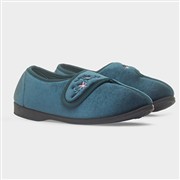 Jo & Joe Veronica Womens Navy Full Slipper (Click For Details)