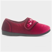 Jo & Joe Veronica Womens Wine Red Full Slipper (Click For Details)